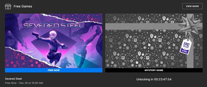 epic games store free games right now severed steel