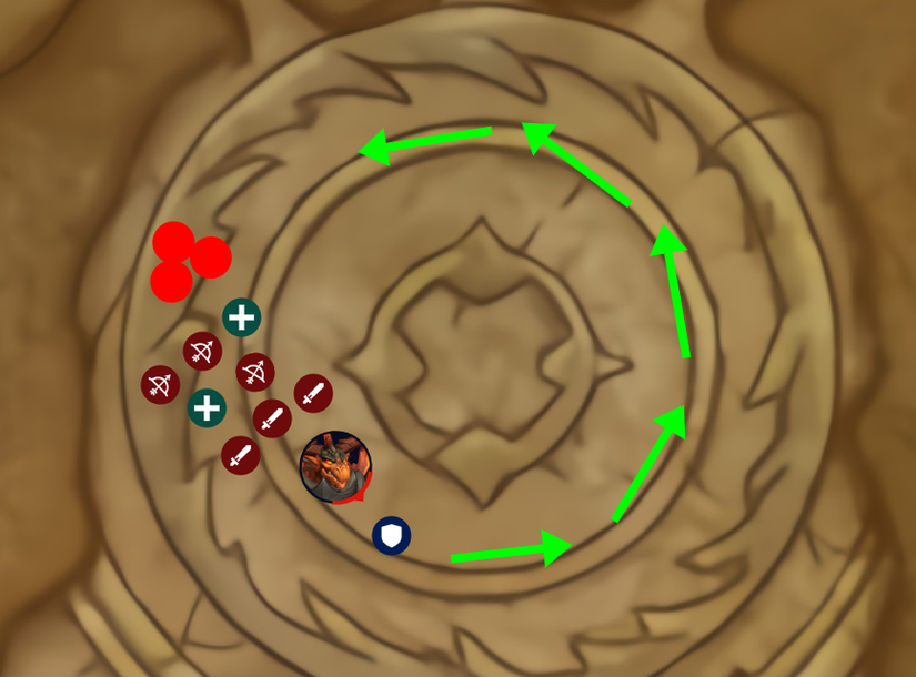 Eranog phase one positioning WoW Dragonflight