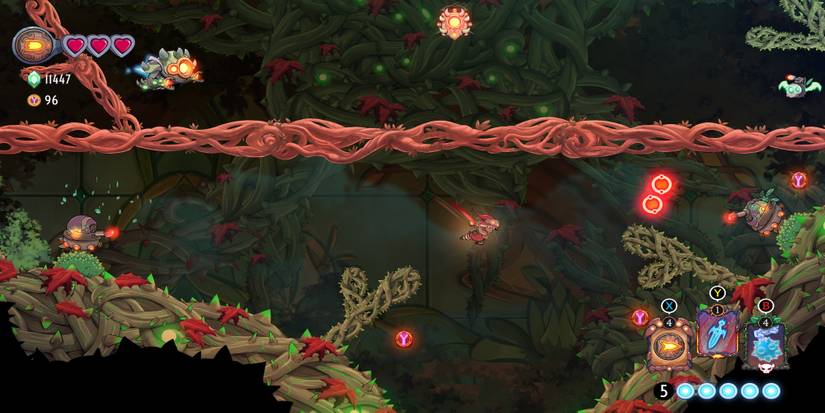 Exploring the world in The Knight Witch