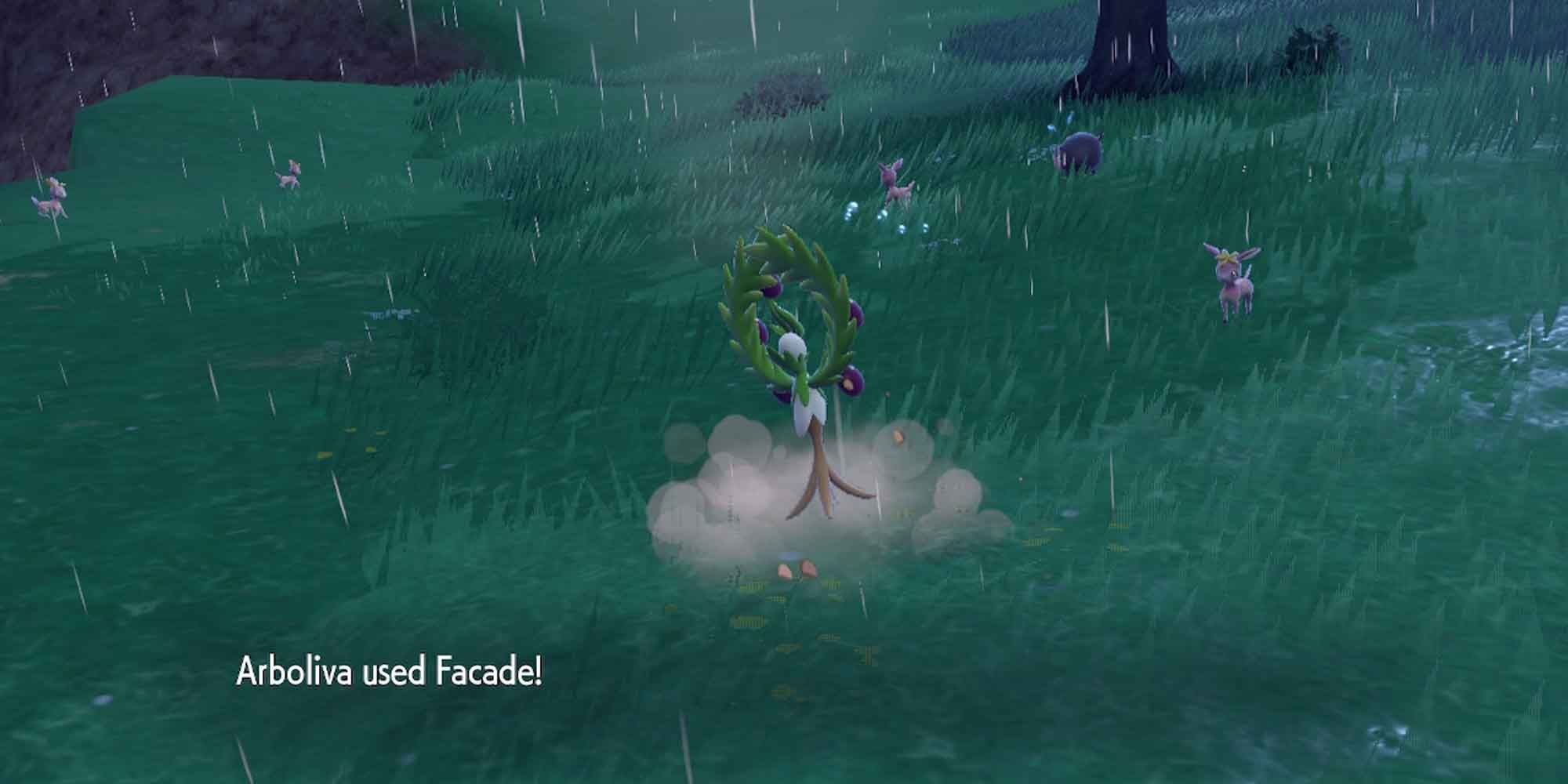 The Facade move in Pokemon Sword and Shield