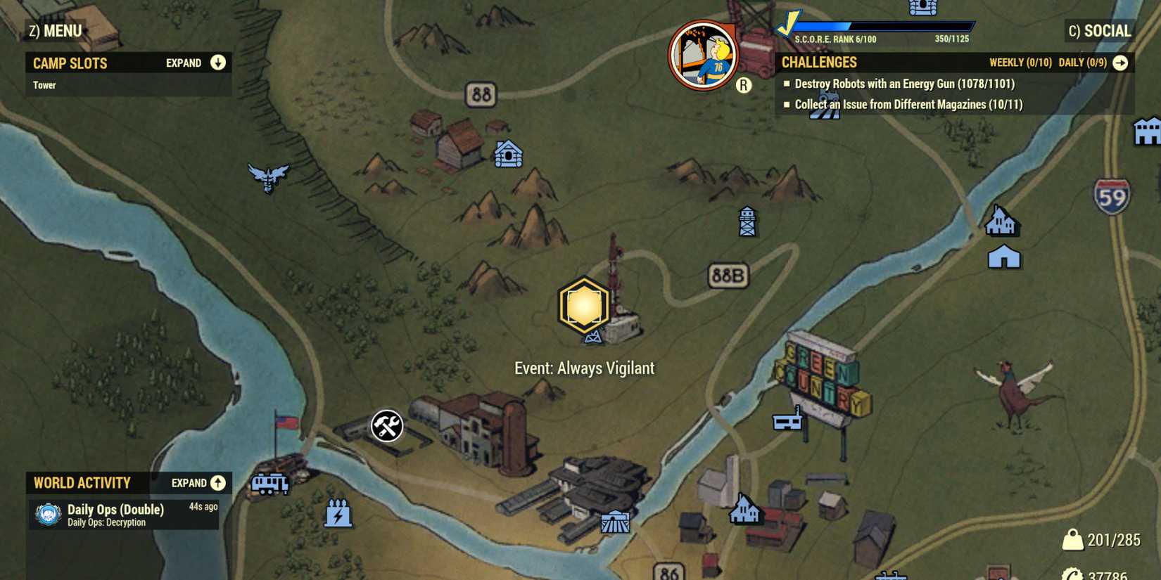 an event kicks off in fallout 76