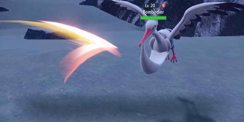 False Swipe being used on Bombirdier in Pokemon