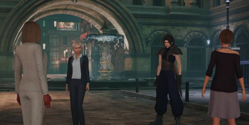 Zack meets the fan clubs in Crisis Core: Final Fantasy 7 Reunion