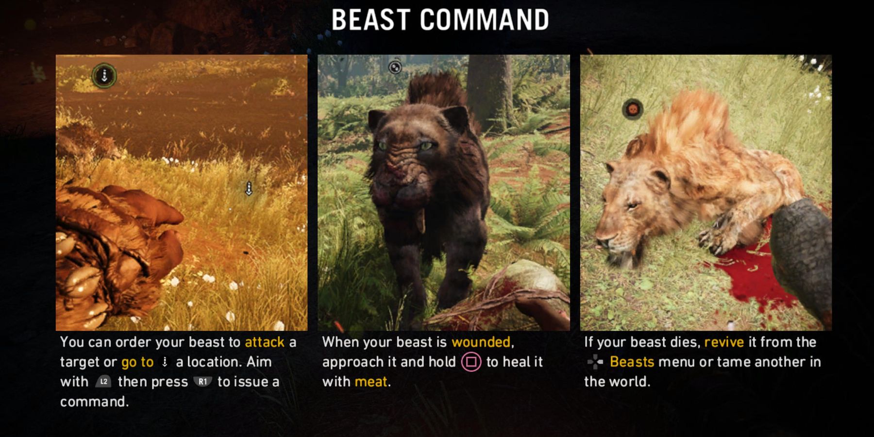 Far Cry Primal Beast Command
