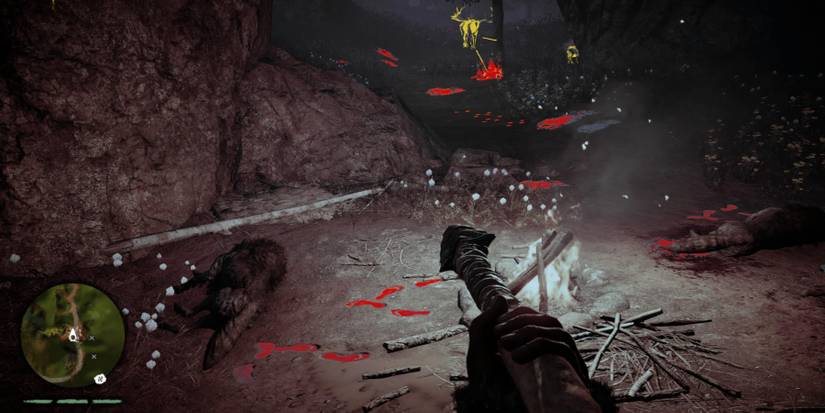 Far Cry Primal hunter vision tracking the enemies