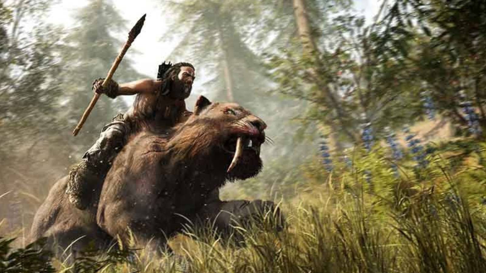 Far Cry Primal Tallar riding a tiger