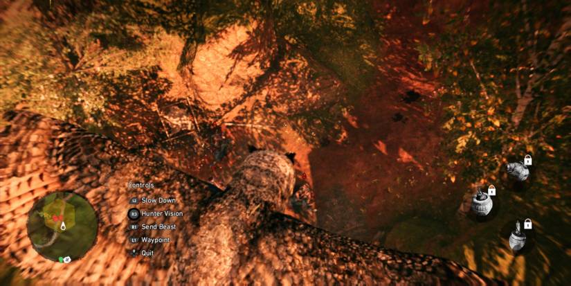 Far Cry Primal tracking the enemies