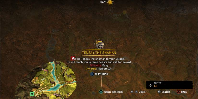 Far Cry Tensay on the map