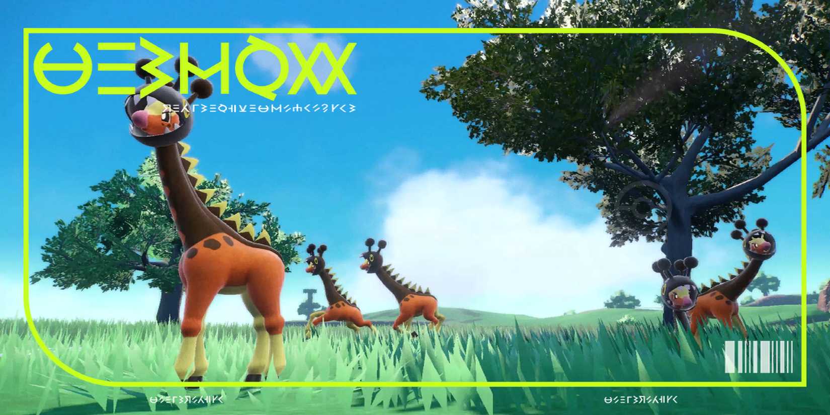 Farigiraf's Pokedex entry, introduced in Pokemon Scarlet and Violet