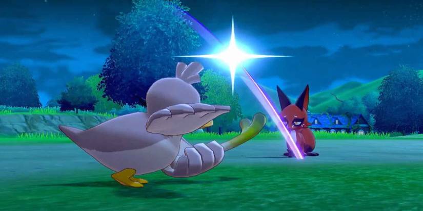 training a farfetchd