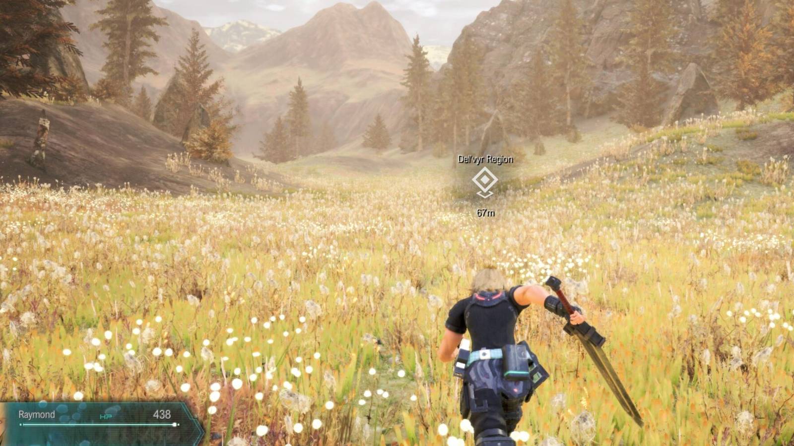 Star ocean raymond running with sword 