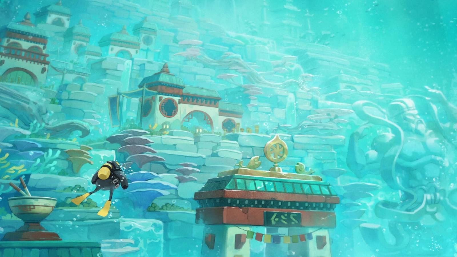 dave the diver in blue hole kingdom