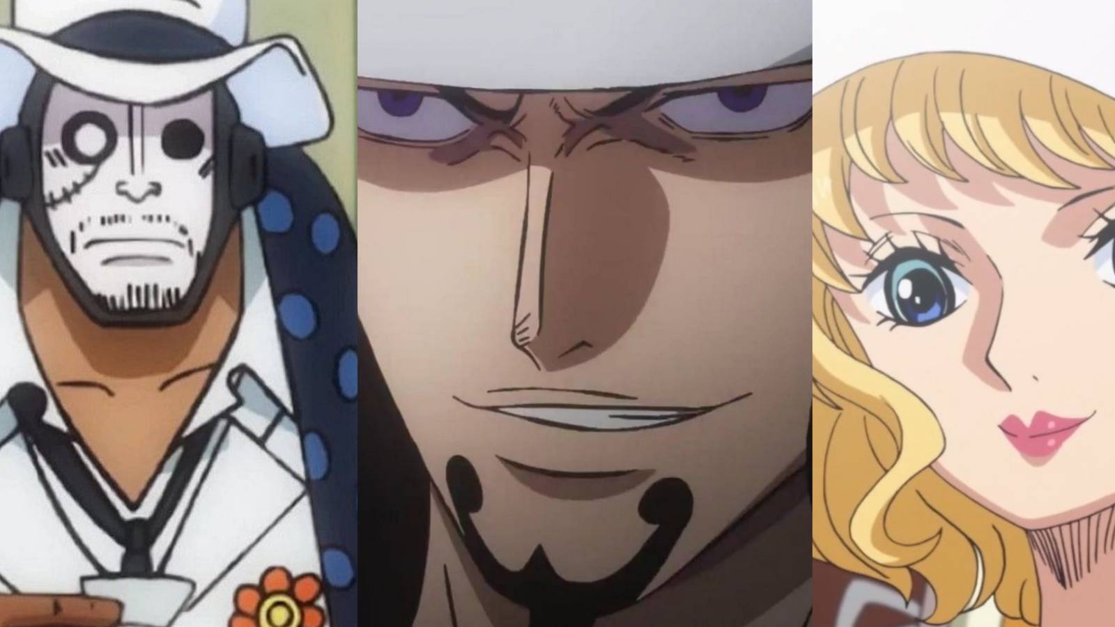 Featured One Piece Members of CP0 Lucci Stussy Guernica