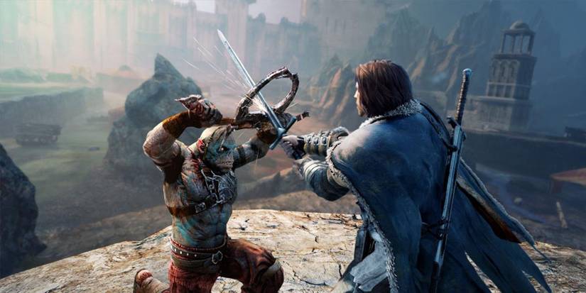 Fighting orcs in Shadow of War
