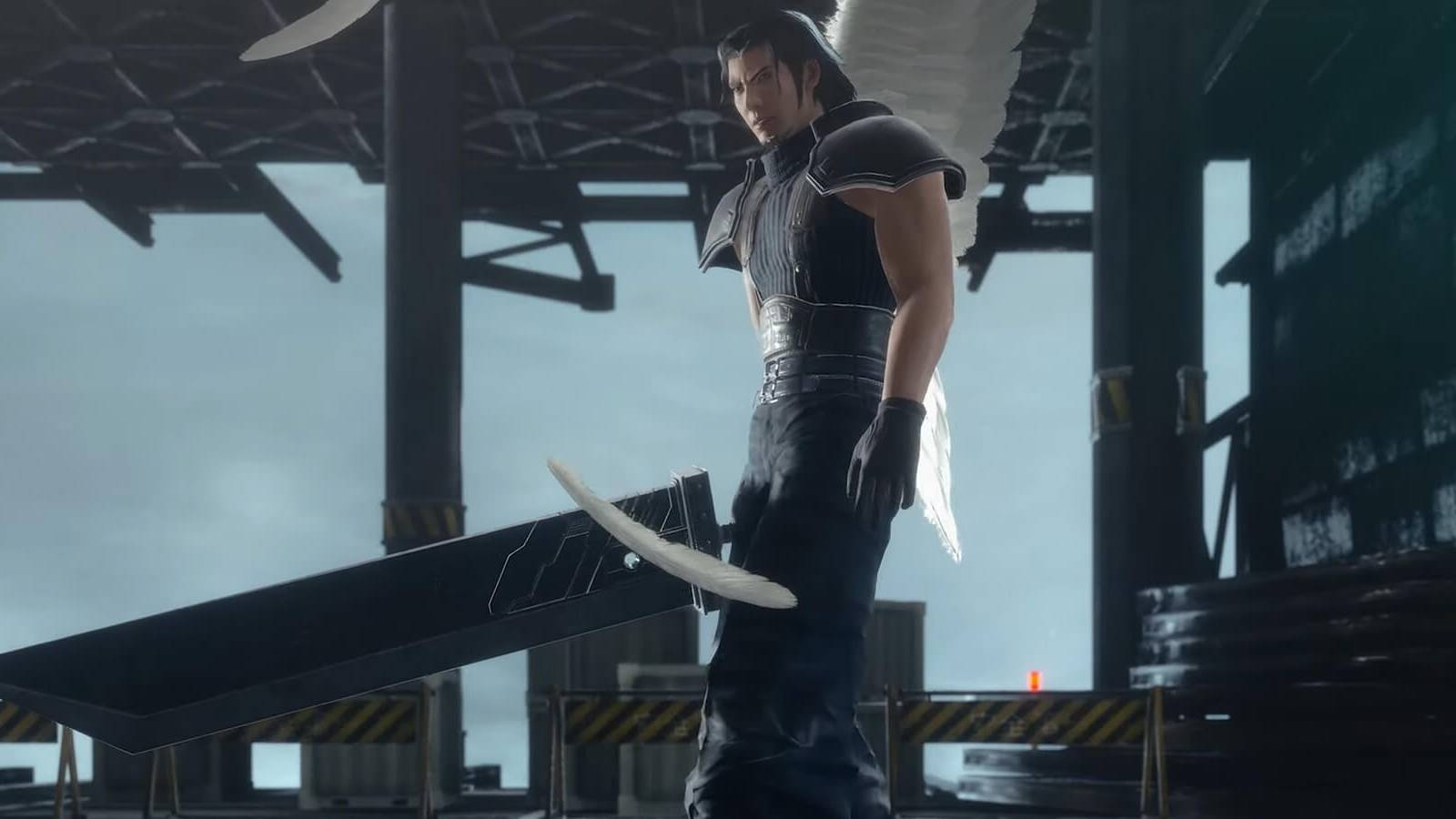 final fantasy 7 crisis core reunion angeal buster sword