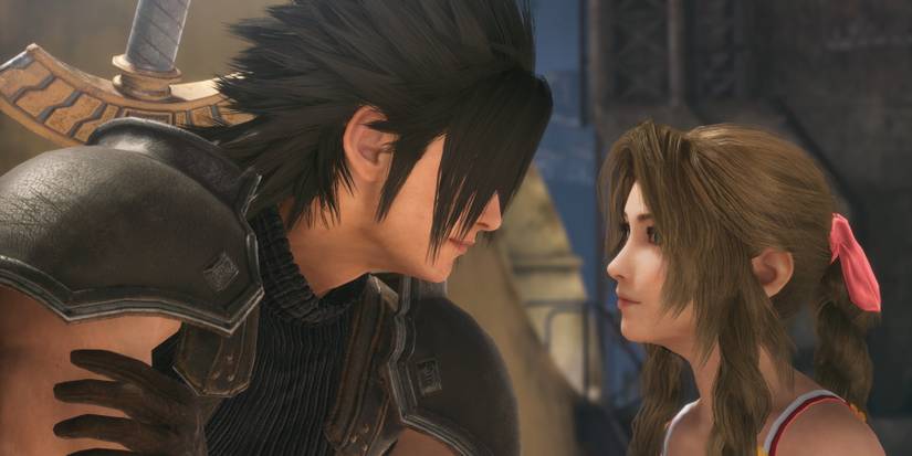 Final Fantasy VII Crisis Core Reunion Zack Meeting Aerith 