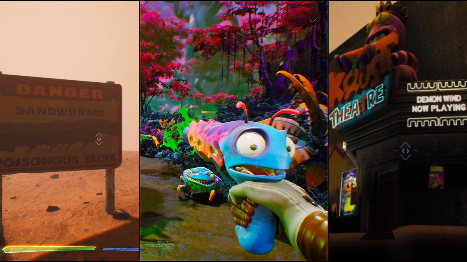 Sandworm, Kenny, and Cinema in Split Image Collage