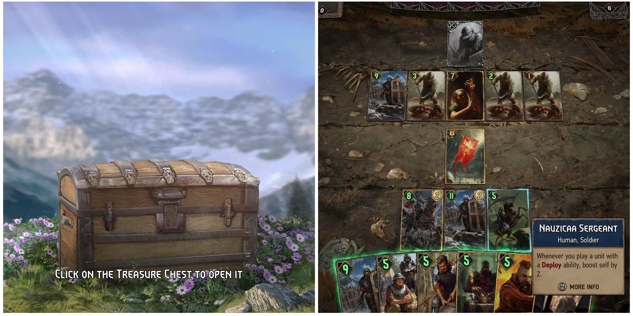 Gwent: Rogue Mage Finding Cards