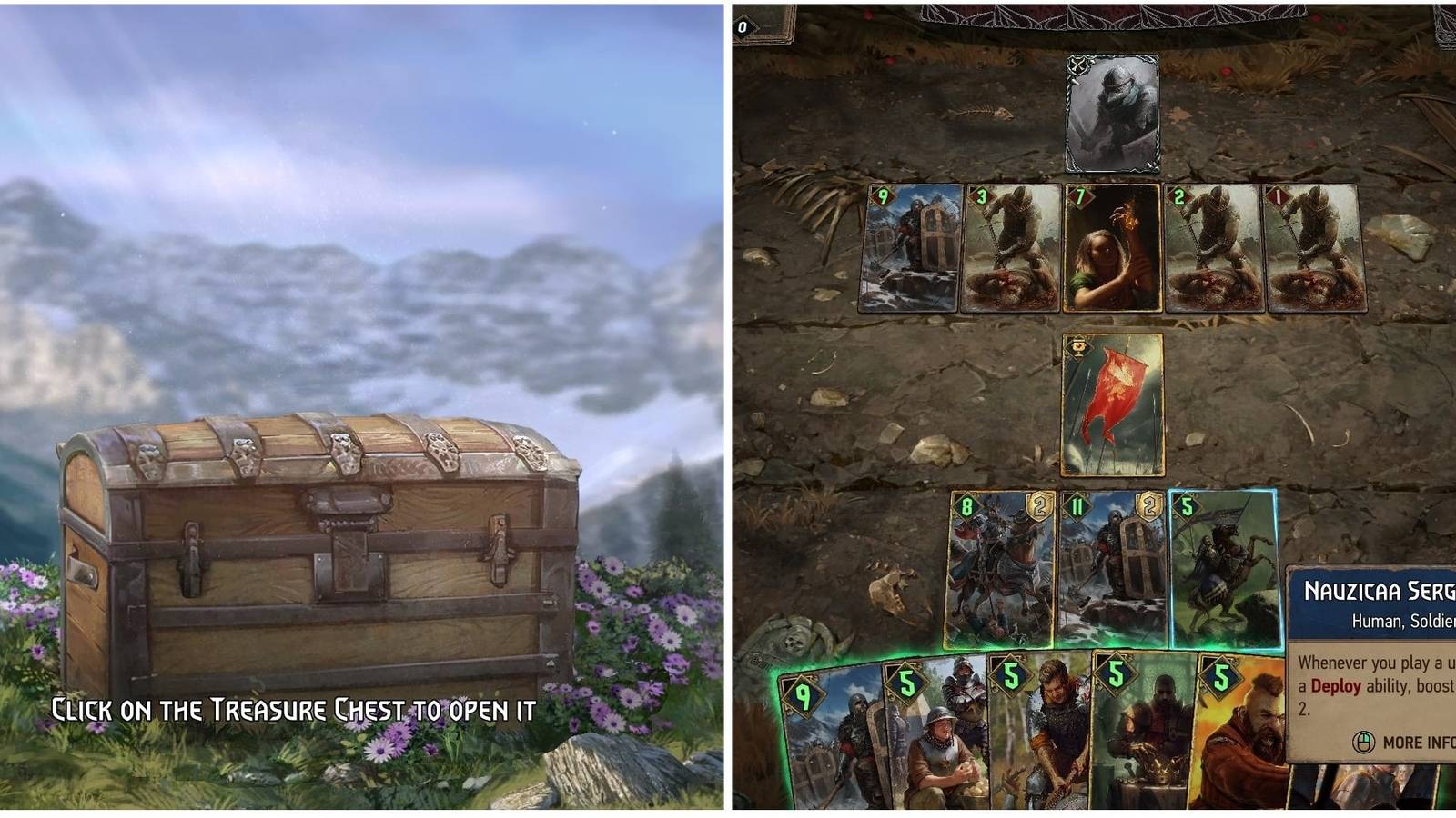 Gwent: Rogue Mage Finding Cards