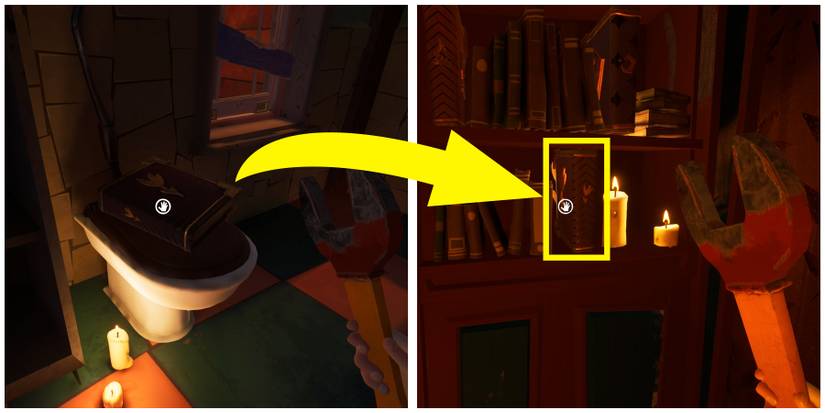 flower book location in hello neighbor 2
