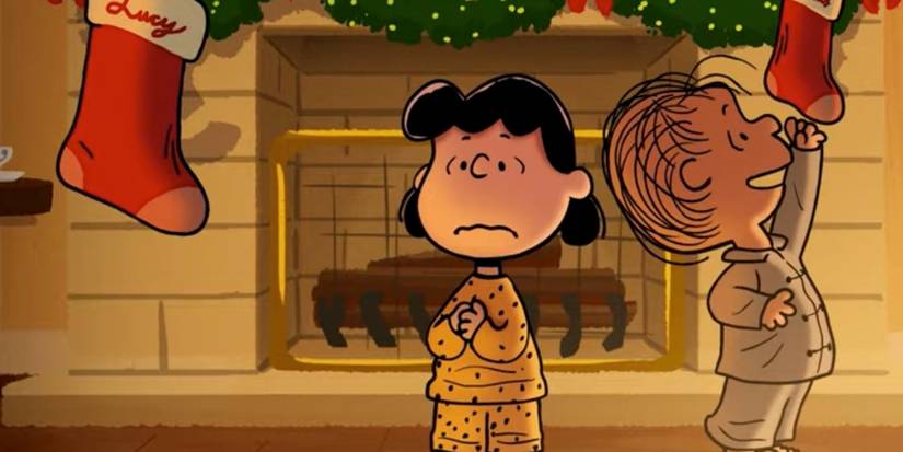 Lucy upset on Christmas