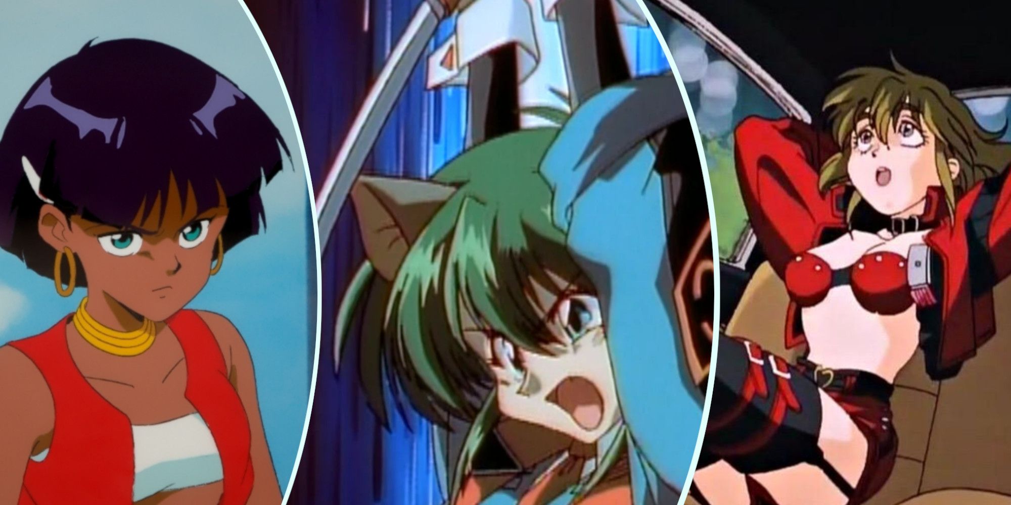 Forgotten Hardcore 90s Anime Heroines Nadia and the Secret of Blue Water, Sasahara Natsuki- Hyper Police and Naomi- Armitage III