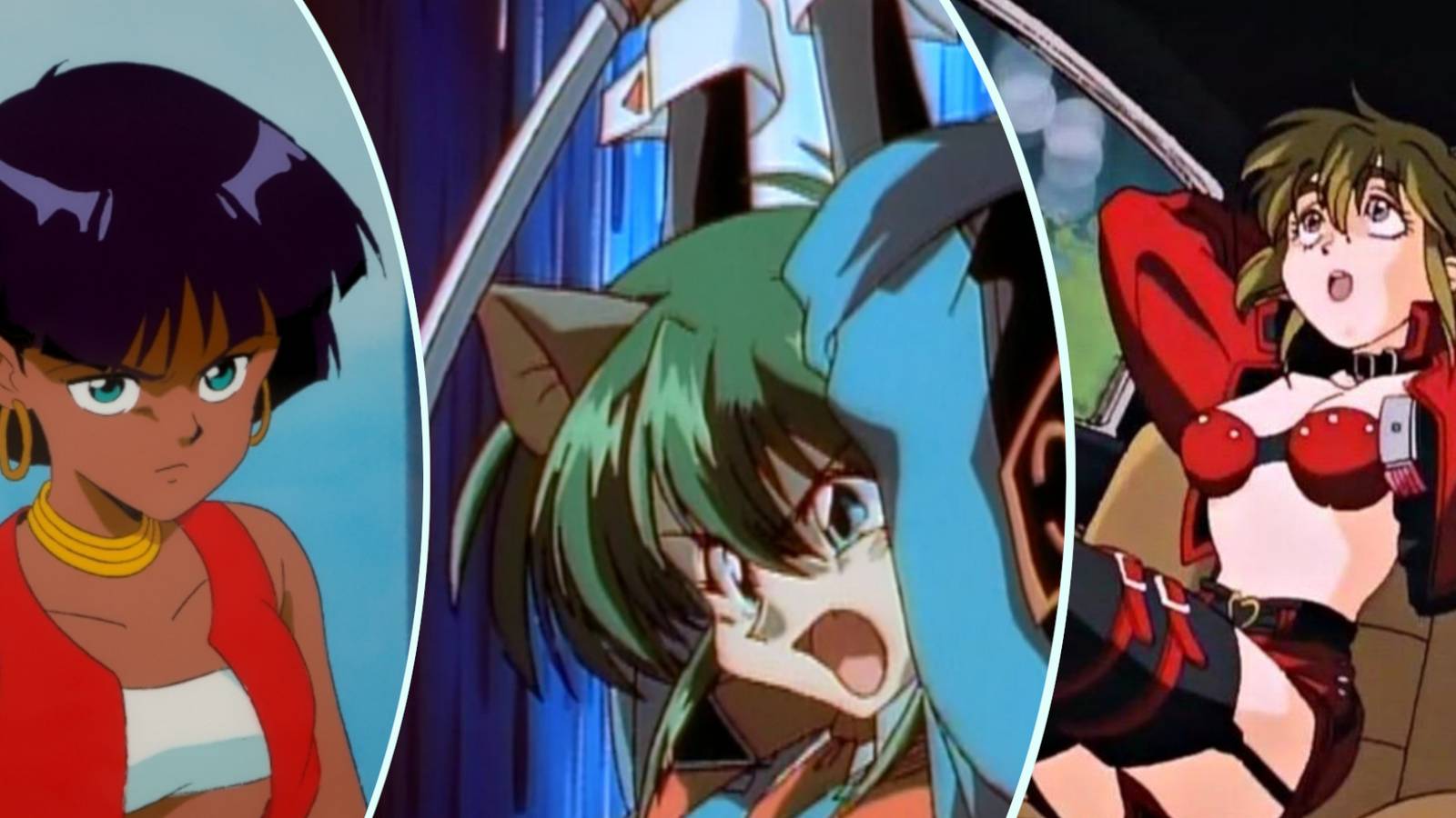 Forgotten Hardcore 90s Anime Heroines Nadia and the Secret of Blue Water, Sasahara Natsuki- Hyper Police and Naomi- Armitage III