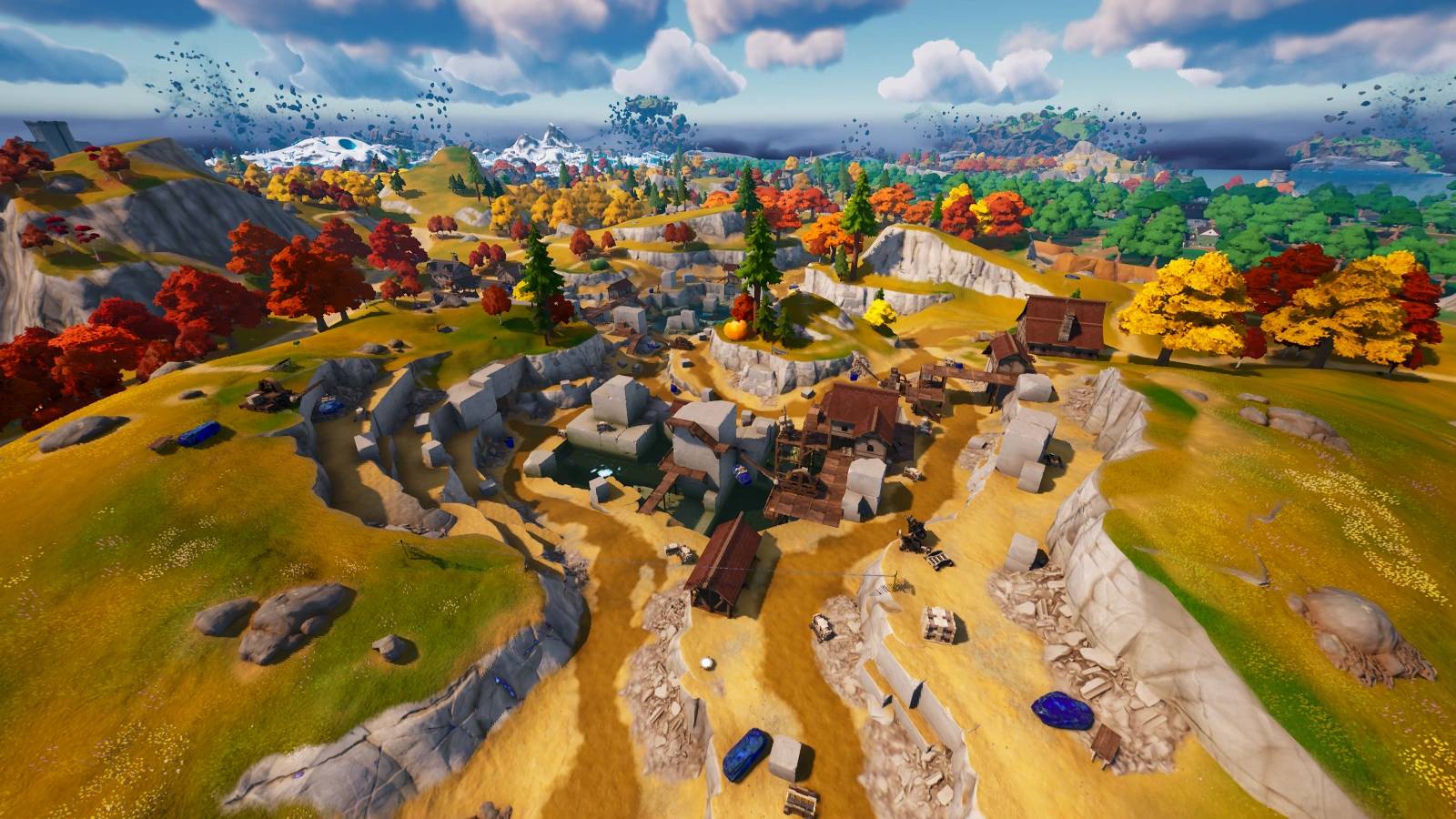 shattered slabs named location fortnite chapter 4