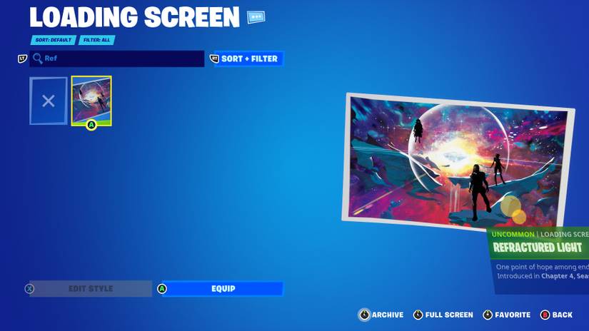 fortnite free chapter 4 loading screen