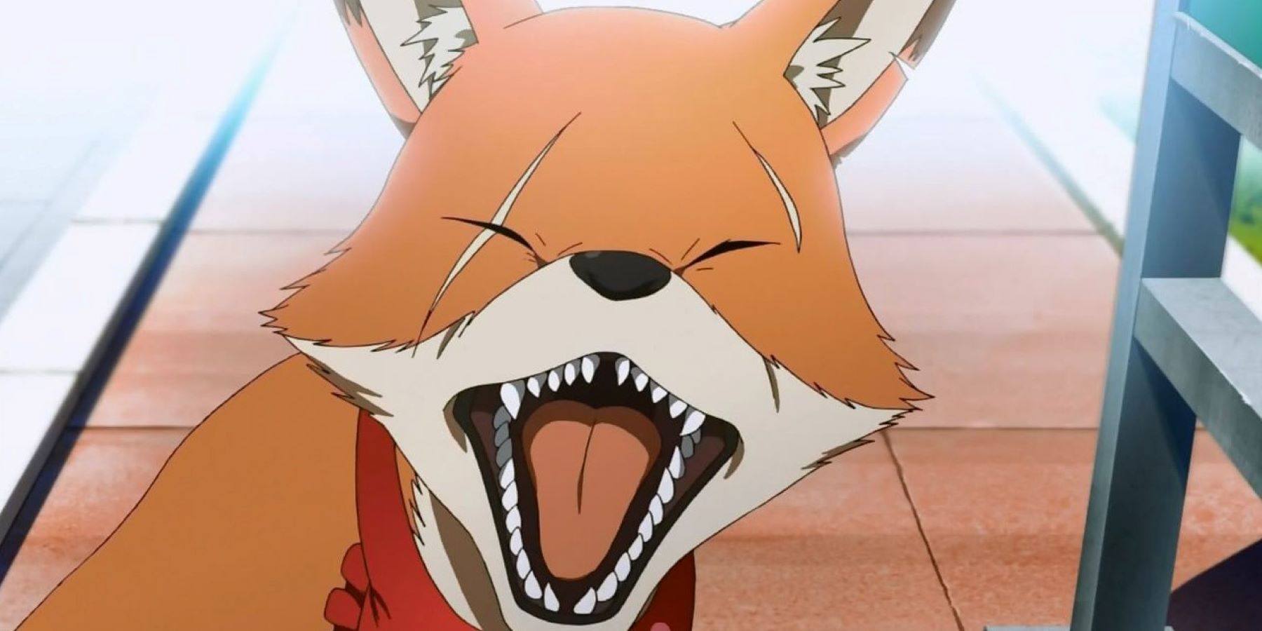 The fox Hermit Social Link in the Persona 4 Golden animation