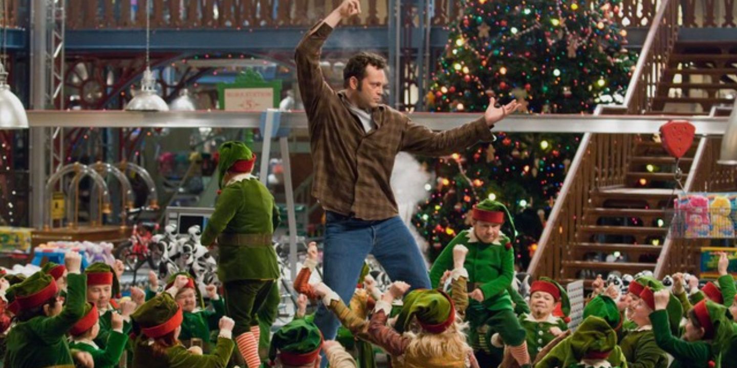 Fred Claus dancing