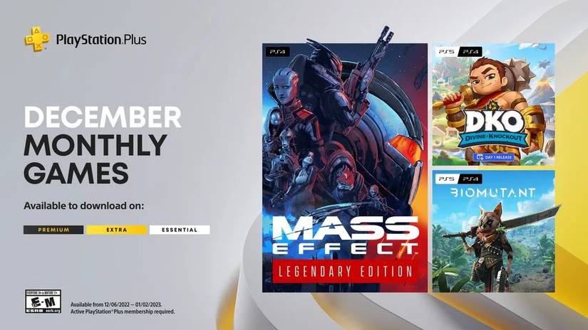 free ps plus games december 2022