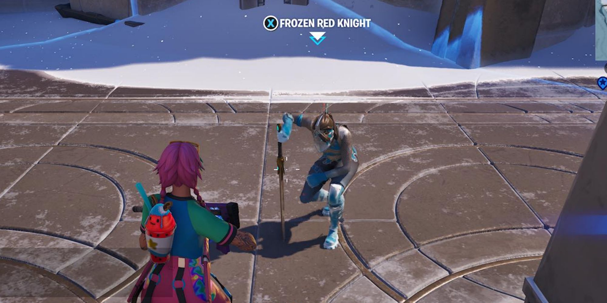 frozen red knight in-game for hire