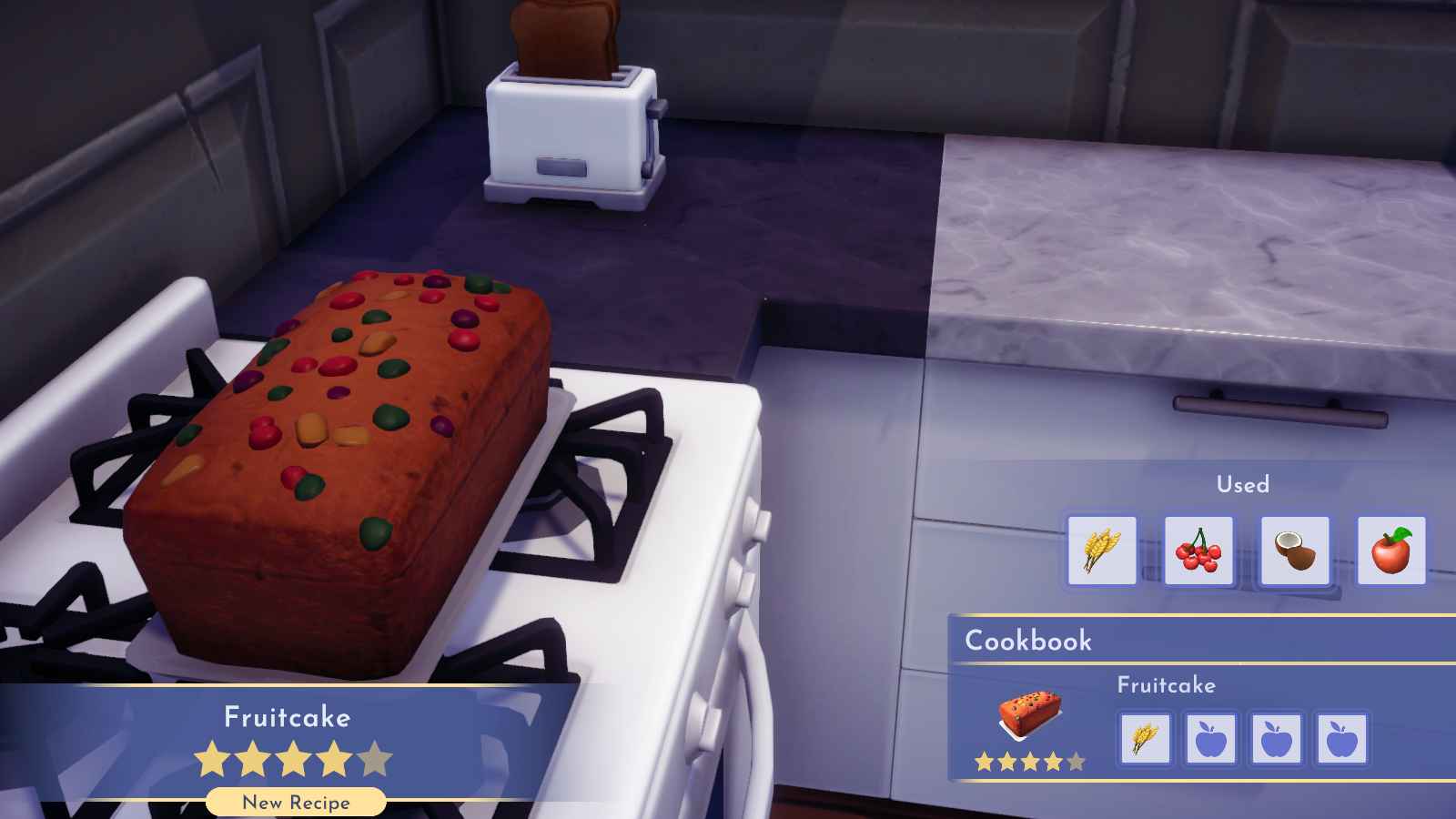 fruitcake in disney dreamlight valley