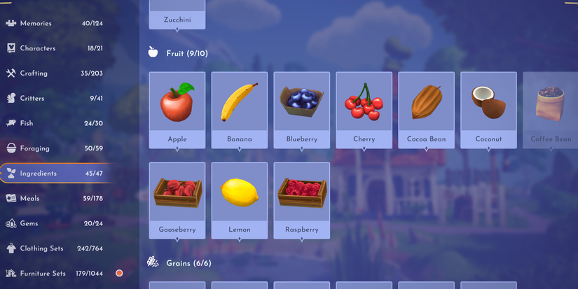 fruits in disney dreamlight valley