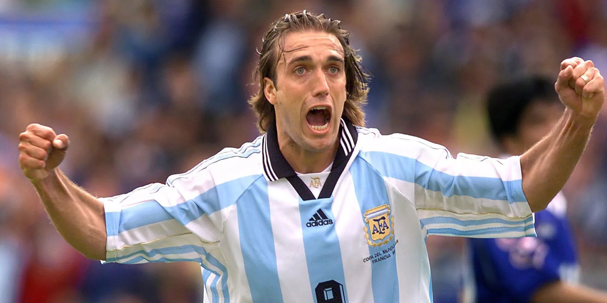 Gabriel Batistuta Playing For Argentina