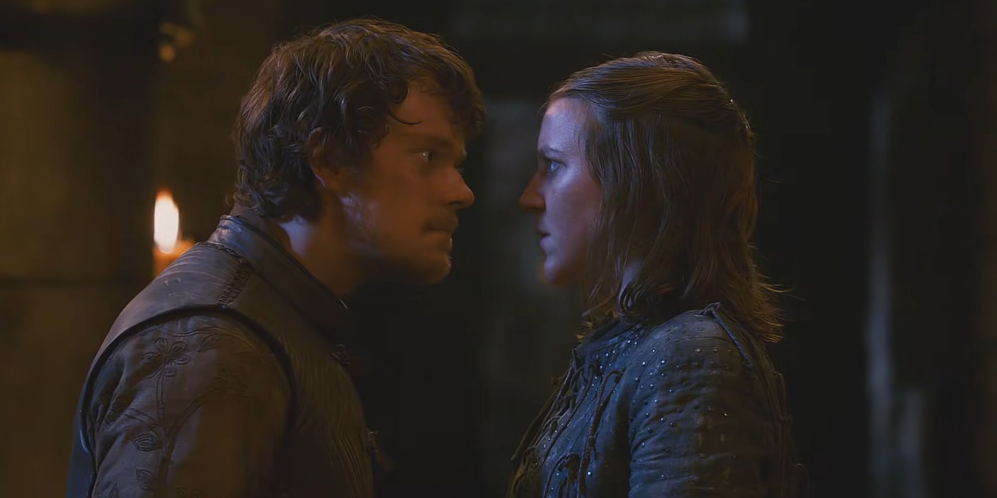 Theon and Yara Greyjoy in Game of Thrones.