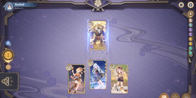 Genshin Impact Genius Invokation TCG Stonehide Lawachurl Challenge