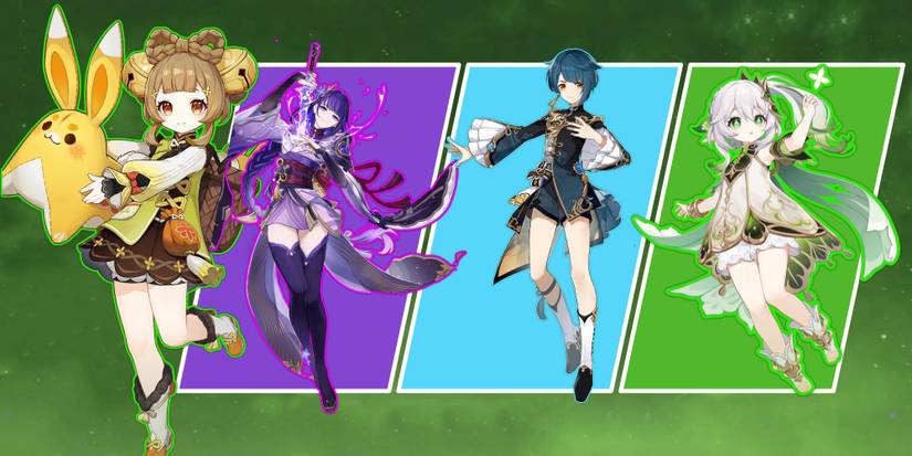 Genshin Impact Team Composition Yaoyao Raiden Xingqiu Nahida