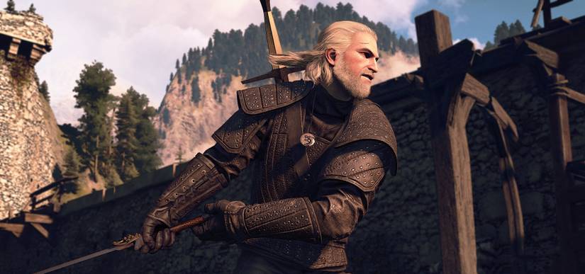 geralt witcher 3 next gen update netflix show forgotten wolven armor wild hunt