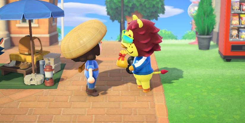 Gift-giving in Animal Crossing New Horizons