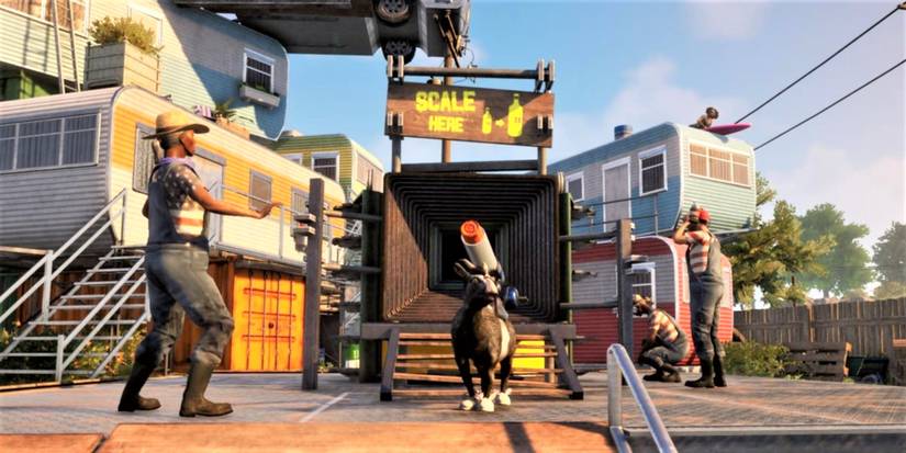 goat simulator 3 Backyard Science