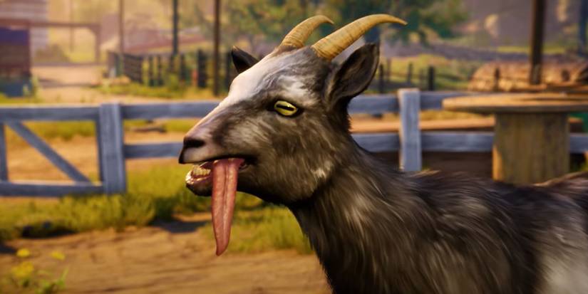 Goat Simulator 3 sticky goat tongue