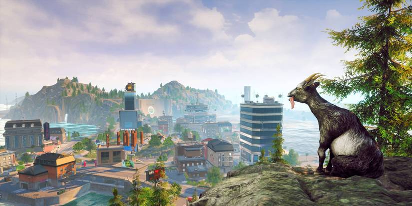 goat simulator goat Cropped