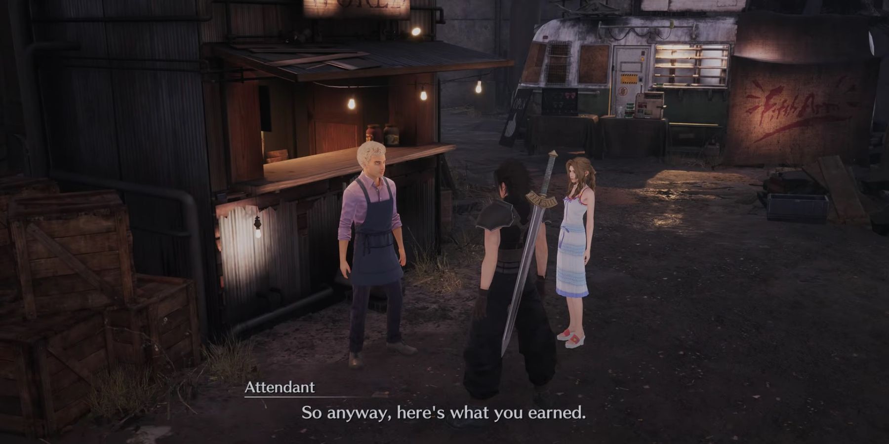 Zack and Aerith in Crisis Core: Final Fantasy 7 Reunion