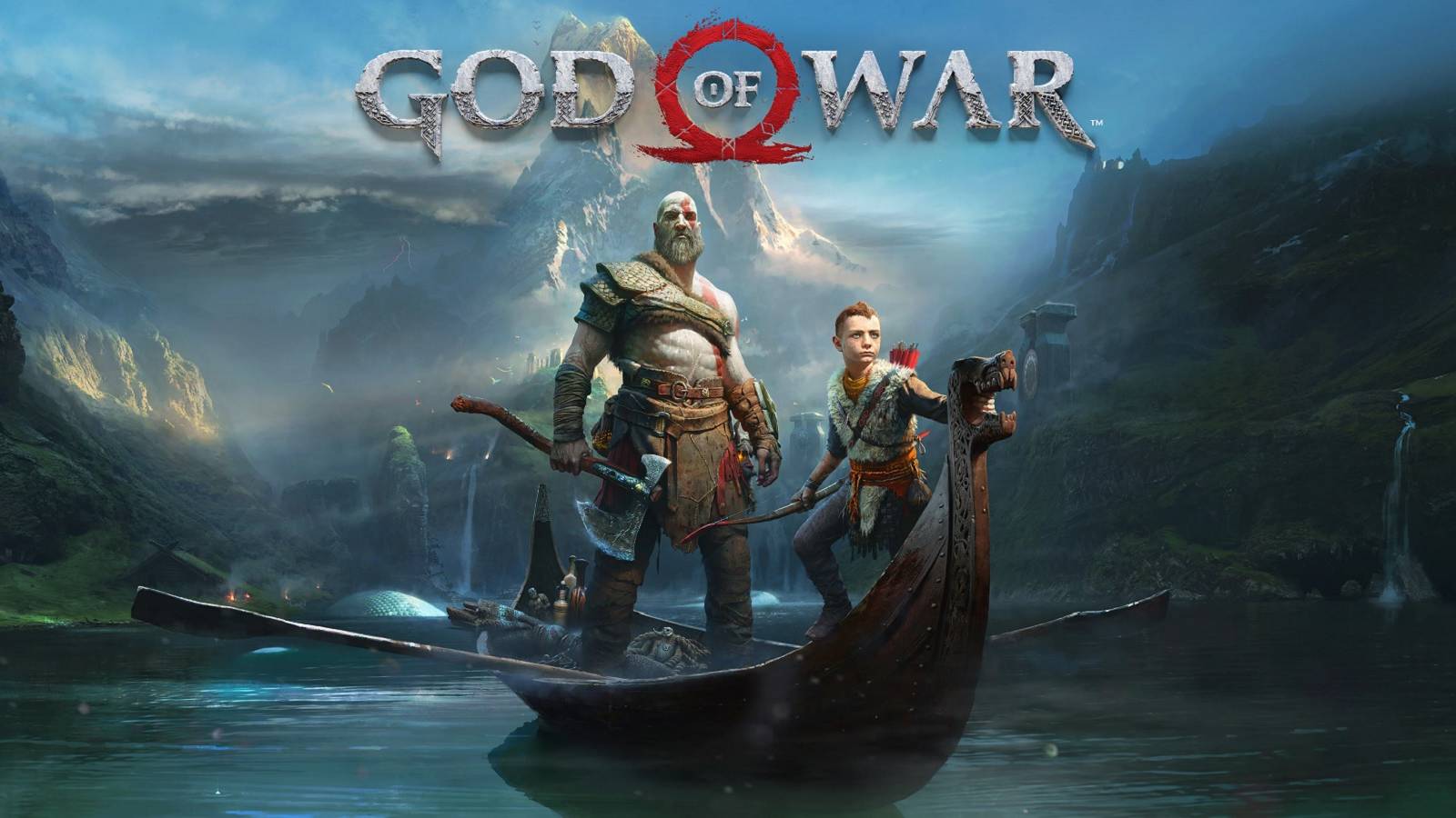 god of war kratos and atreus on boat