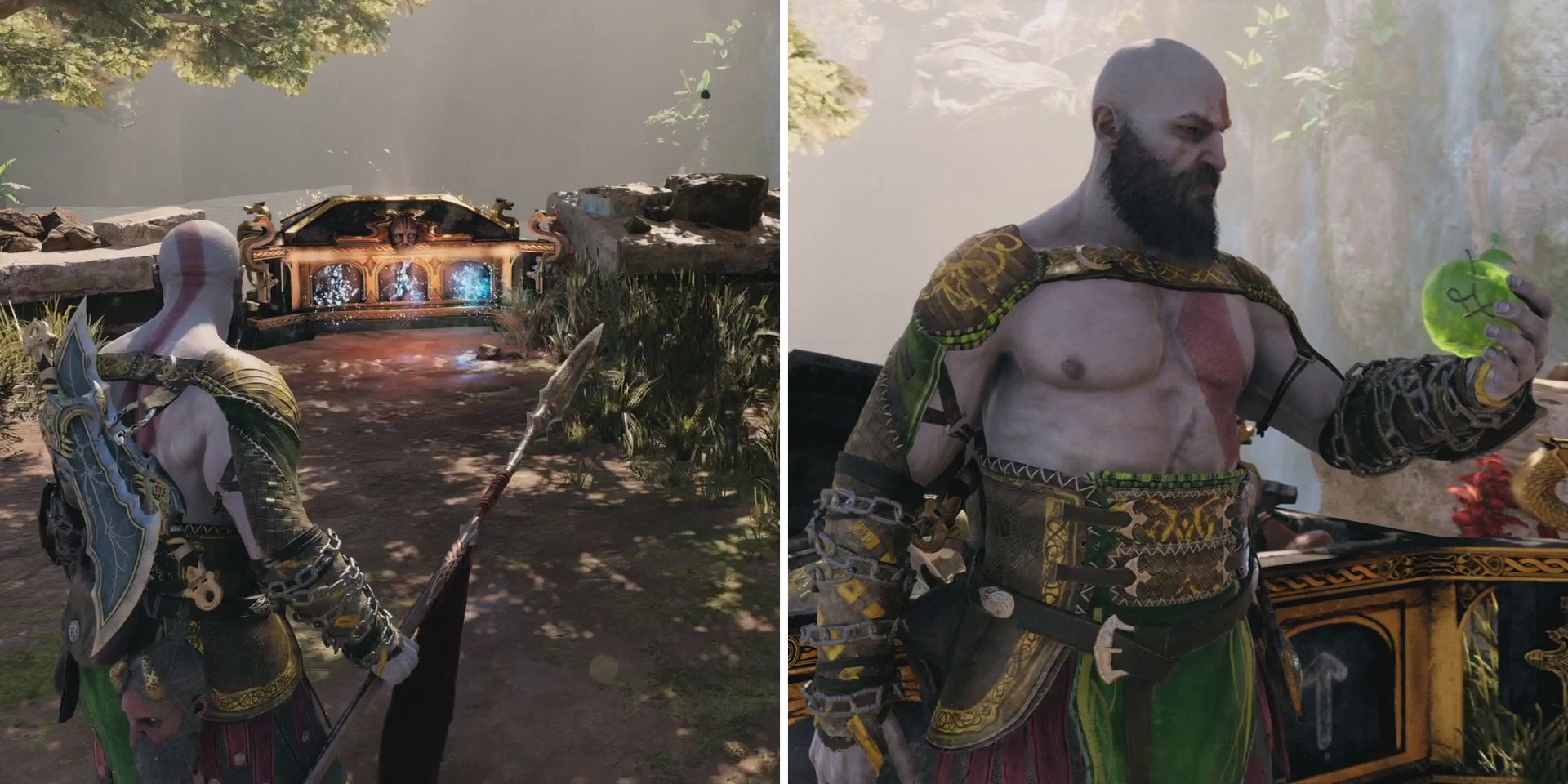 God Of War Ragnarok The Sinkholes Nornir Chests Guide Vanaheim   God Of War Ragnarok The Sinkholes Nornir Chest 2 Open 