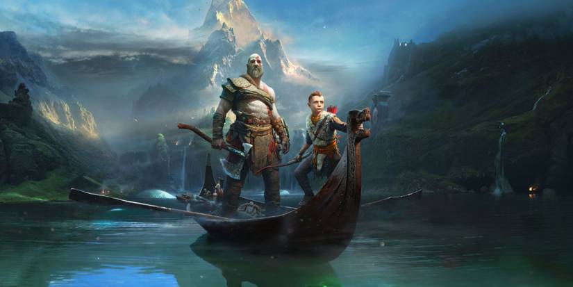 Kratos and Atreus from God of War 2018