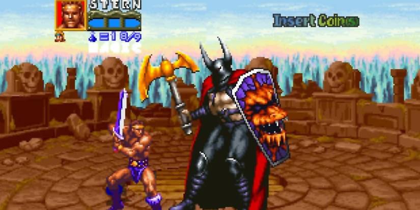 Golden Axe 2 fighting Death Adder