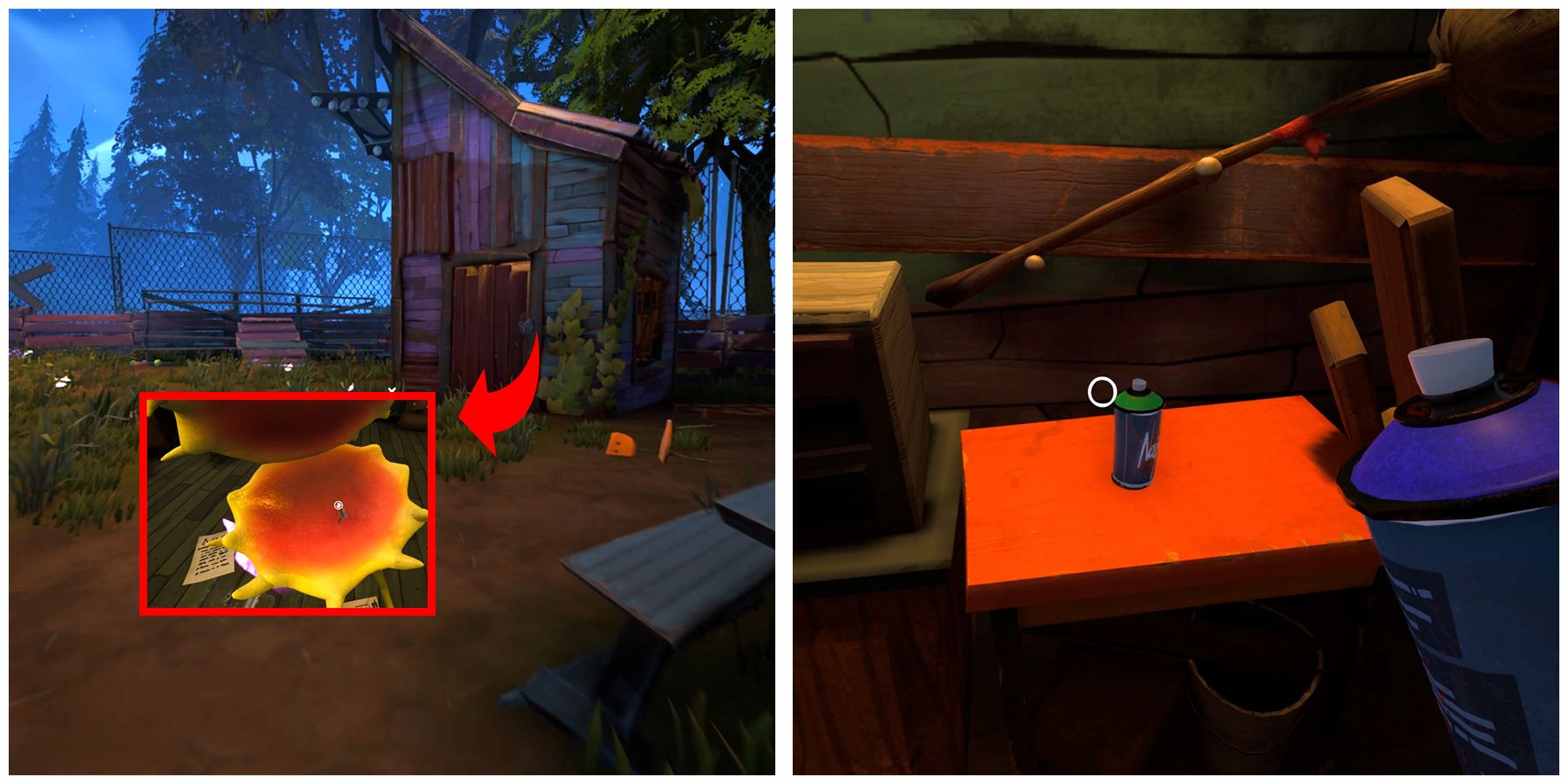 green spray can location in hello neighbor 2 back to school dlc